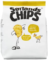 Sørlandschips Creme Fraiche 100g