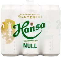 Hansa Null% 0,5lx6 boks
