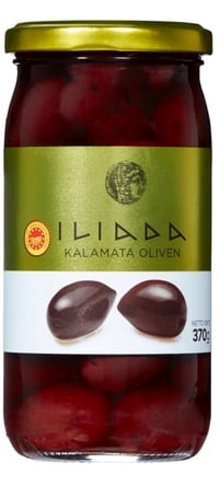 Oliven Kalamata m/Sten 370g Iliada