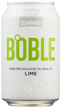 Boble Vann Lime 0,33l boks Eldorado
