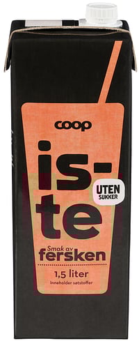 Iste Fersken uten Tilsatt Sukker 1,5l Hpl