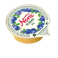 Blåbærsylt Porsj 24g Nora