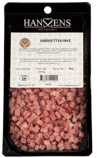 Smårettskinke Ternet Pk Hanssens