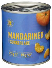 Mandariner Hermetisk, 312 g