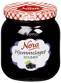 Nora Hjemmelaget Solbærsyltetøy 400g