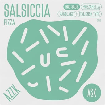 Salsicccia Pizza 375g Ask