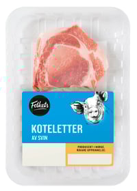 Svinekotelett 2pk Folkets