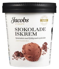 Sjokolade Iskrem 500ml Jacobs Utvalgte