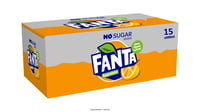 Fanta Appelsin u/Sukker 0,33lx15bx