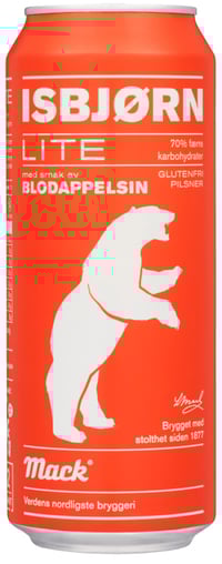 Mack Isbjørn Lite Blodappelsin 0,5l boks