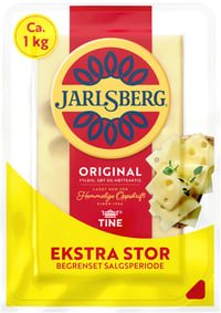 Jarlsberg 27% Skorpefri Ca 1kg Tine