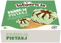 Krone-is Pistasj 6 stk