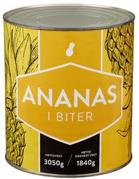 Ananas i Biter 3050g