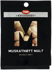 Muskatnøtt Malt 10g TORO