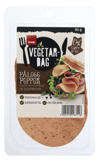 Coop Vegetardag Pålegg Pepper 80g