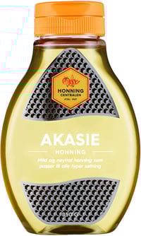 Akasiehonning Flytende 350g Honningcentralen