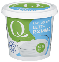 Q Lettrømme Laktosefri 300g