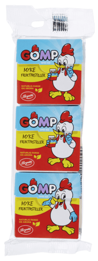 Brynild Gomp Fruktpastiller 3pk 75g