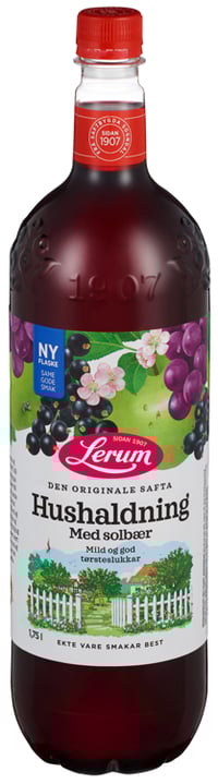 Hush.saft m/Solbær 1,75l Lerum