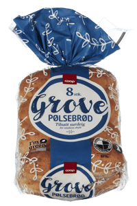 Coop Grove Pølsebrød 280g