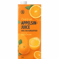 Frisk & søt Appelsinjuice ikke fra konsentrat