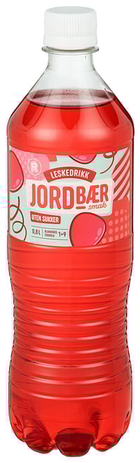 Konsentrert Leskedrikk m/Jordbærsmak 800ml