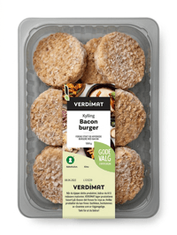 Verdimat Kylling Bacon Burger 1300g