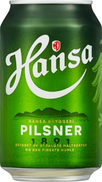 Hansa Pilsner 0,33l boks