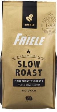 Slow Roast Mørk Hele bønner, 450 g