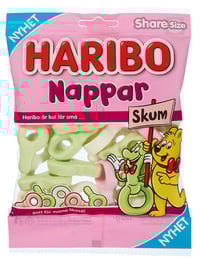 Nappar Skum 120g Haribo