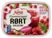 Bringebærsyltetøy Rørte 280g Nora