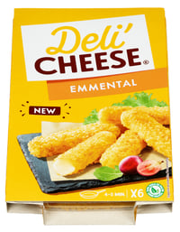 Snacks med Emmentalerost - Panert og Forstekt, 150g