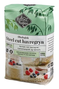 Steel Cut Havregryn Økologisk, 1050 g