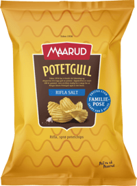 Maarud Potetgull Riflet Salt 370g