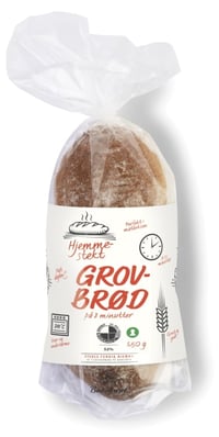 Grovbrød Hjemmestekt 650g Bakehuset