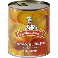 Fersken Halve 820g