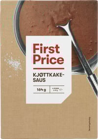 Kjøttkakesaus 4pk First Price