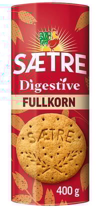 Digestive Kjeks Fullkorn 400g Sætre