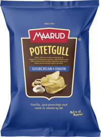 Maarud Potetgull Sourcream & Onion 200g