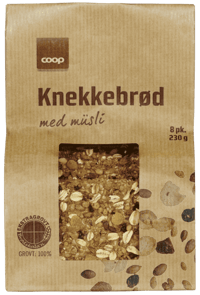 Coop Knekkebrød med Musli 230g