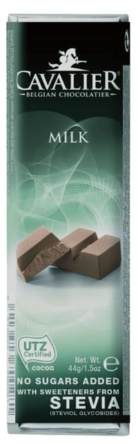 Melksjokolade Stevia 44g Cavalier