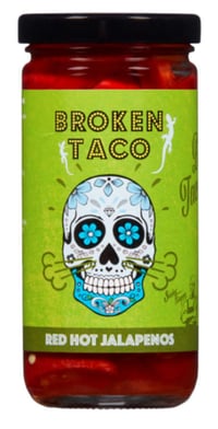 Red Hot Jalapenos 226g Broken Taco