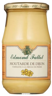 Sennep Dijon Lys Fransk 390g Fallot