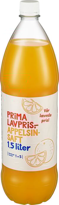 Appelsinsaft 1.5l Prima Lavpris
