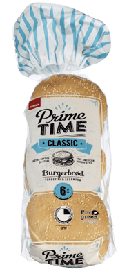 Coop Prime Time Burgerbrød 480g