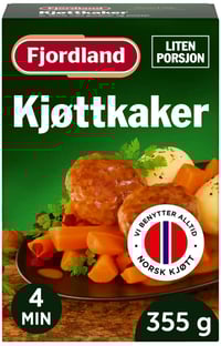 Kjøttkaker Liten Gulrøtter&Potet 355g Fjordland