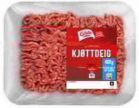 Kjøttdeig u/Salt&Vann 400g Gilde