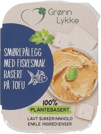Smørepålegg Fiskesmak 125g Grønn Lykke