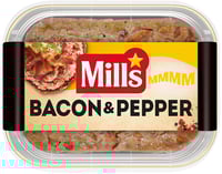 Pepperbaconpostei 185g Mills
