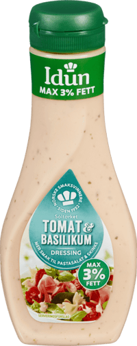 Idun Dressing Tomat & Basilikum Max 3% 254g